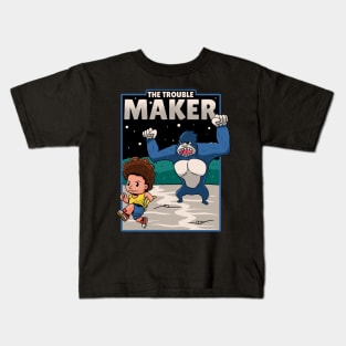 the trouble maker Kids T-Shirt